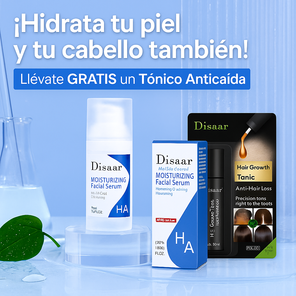 SUERO FACIAL HIDRATANTE + TÓNICO ANTICAÍDA